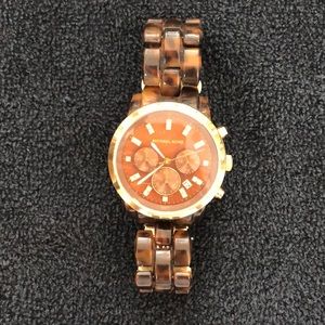 Michael Kors Tortoise Oversized Watch